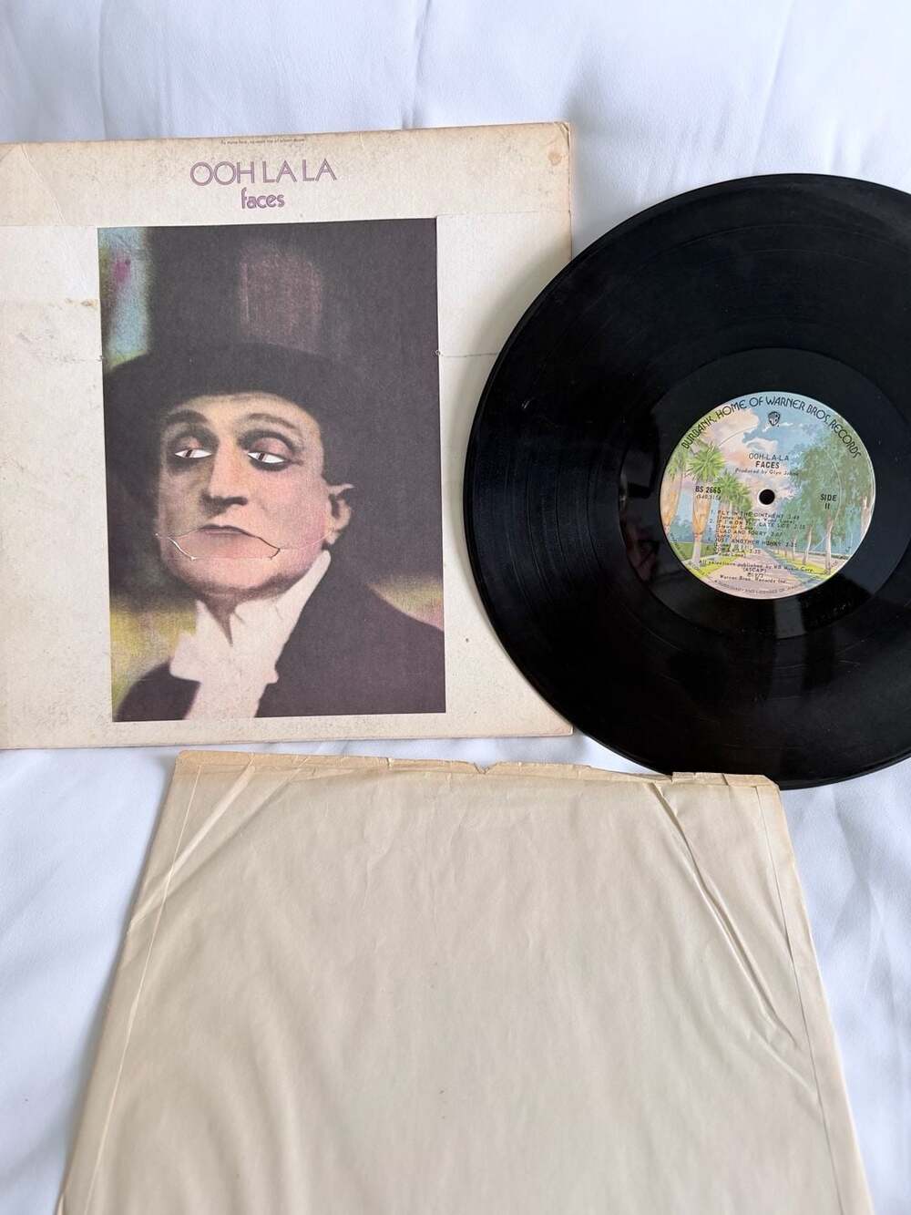 Faces - Ooh La La Vinyl LP (1973 Warner Bros. Records BS 2665)